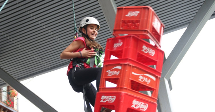 Escalada en caja